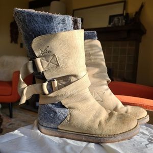 Sorel Women's Wool and Leather Chipahko Winter Boots 8.5